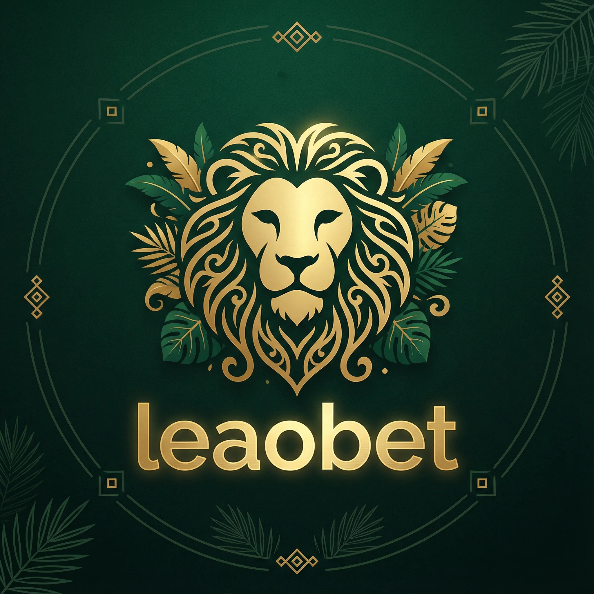 leaobet logo cassino online Brasil
